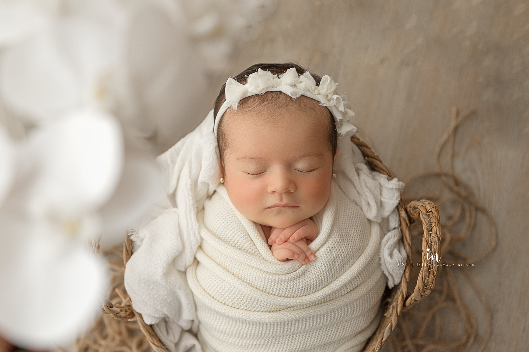 Wrap y Gorro Tejidos Newborn