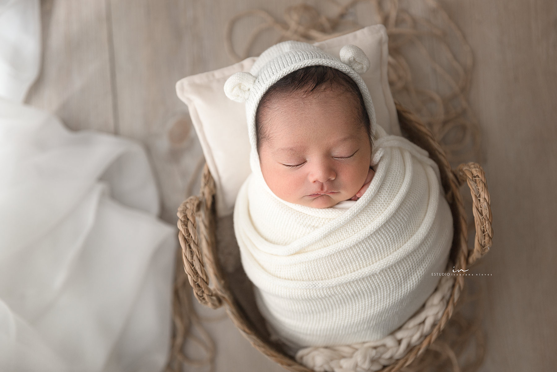 Wrap y Gorro Tejidos Newborn