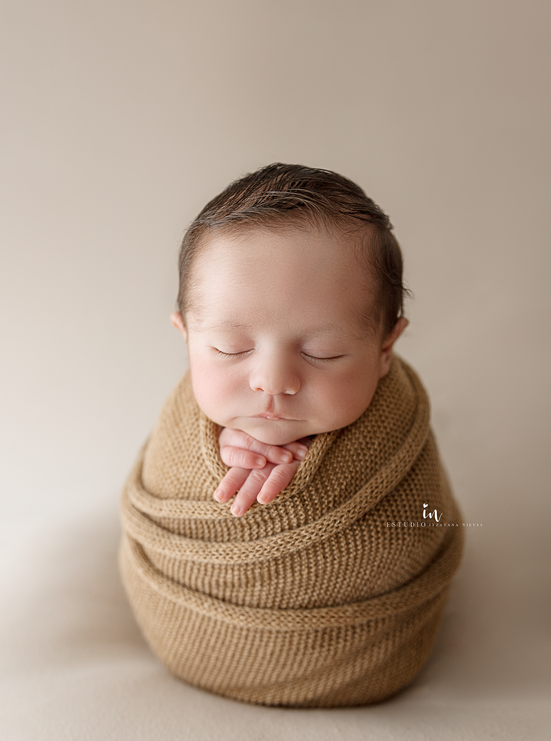 Wrap y Gorro Tejidos Newborn