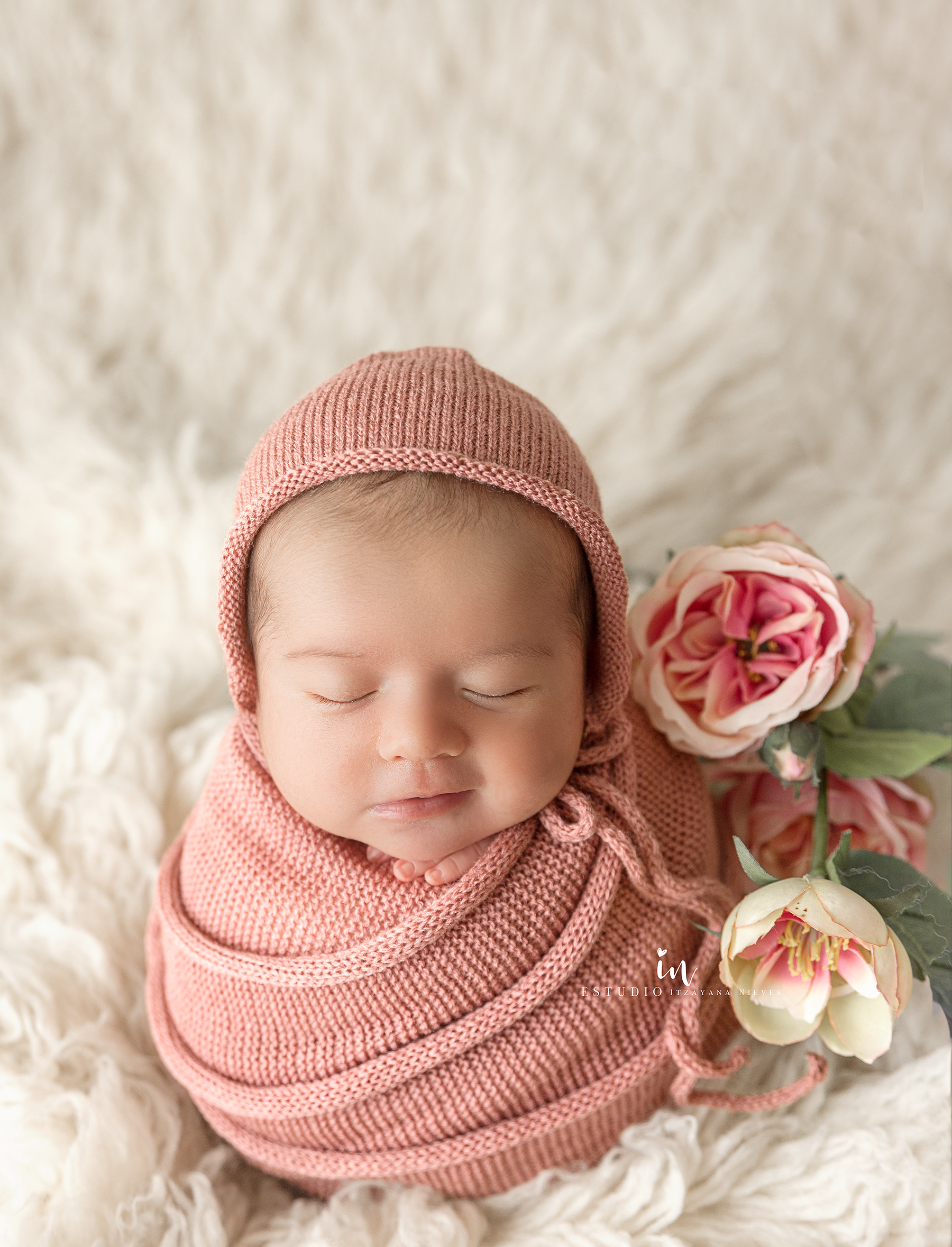 Wrap y Gorro Tejidos Newborn